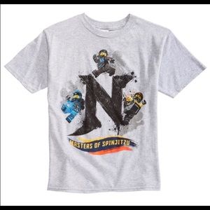 Boys LEGO ninja masters of spinjitzu shirt sz4